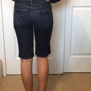 Paige Denim Laurel Bermuda Jean Shorts sz 27
